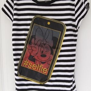 Girls Disney minnie mouse short sleeve tee